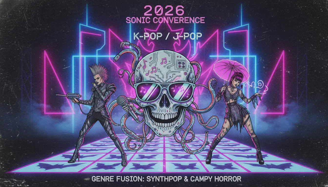 Sonic Convergence and Thematic Avant-Garde: Deciphering the Shift Toward Synthpop and Campy Horror Aesthetics in 2026 K-Pop and J-Pop